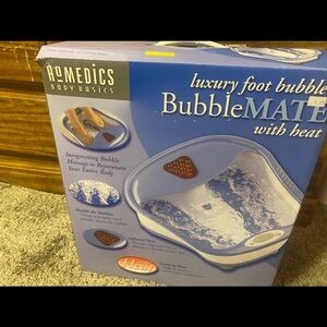 Homedics Bubble Mate Foot Spa - Blue
